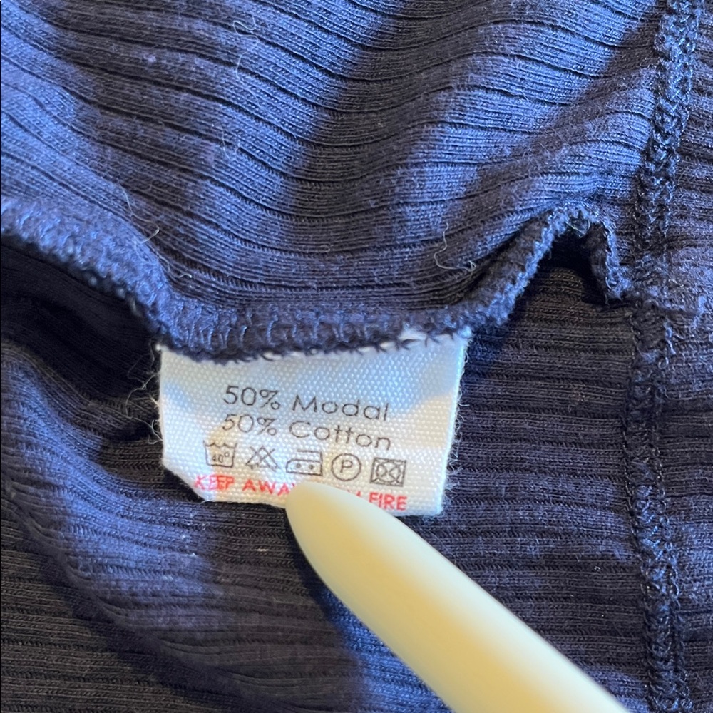 Jamie Kay Navy Ribbed Cardigan size 3-6 Months - Picture 3 of 5
